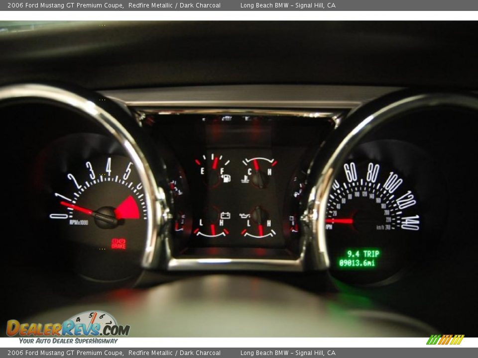 2006 Ford Mustang GT Premium Coupe Redfire Metallic / Dark Charcoal Photo #24