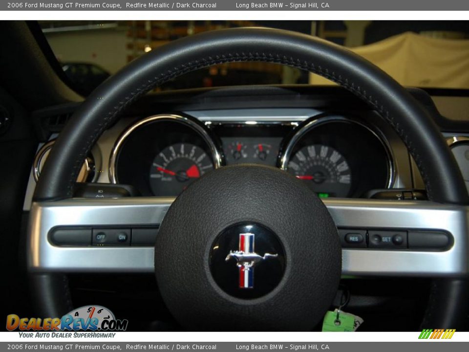 2006 Ford Mustang GT Premium Coupe Redfire Metallic / Dark Charcoal Photo #25
