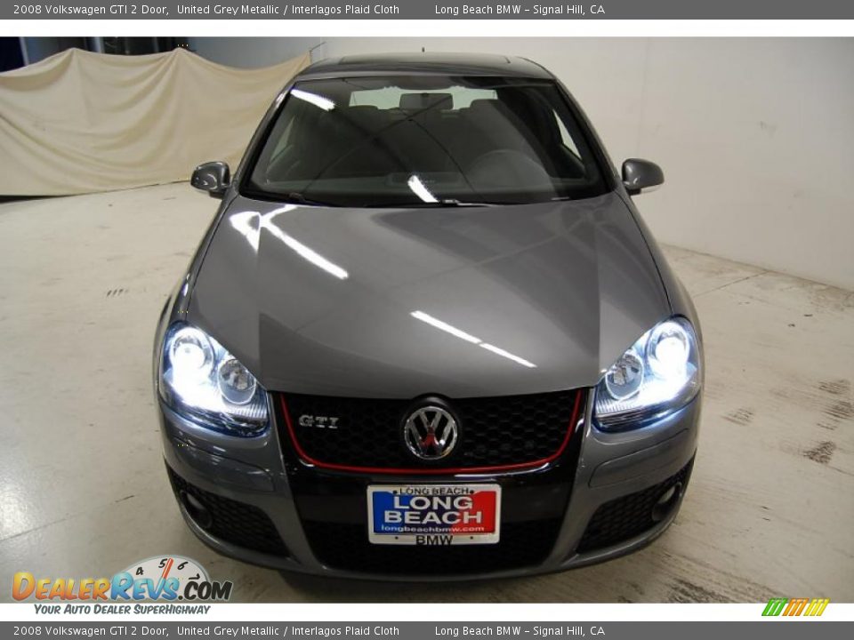 2008 Volkswagen GTI 2 Door United Grey Metallic / Interlagos Plaid Cloth Photo #5
