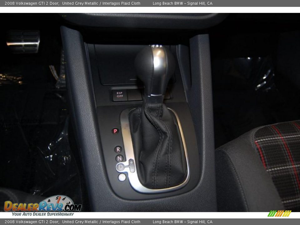 2008 Volkswagen GTI 2 Door United Grey Metallic / Interlagos Plaid Cloth Photo #29