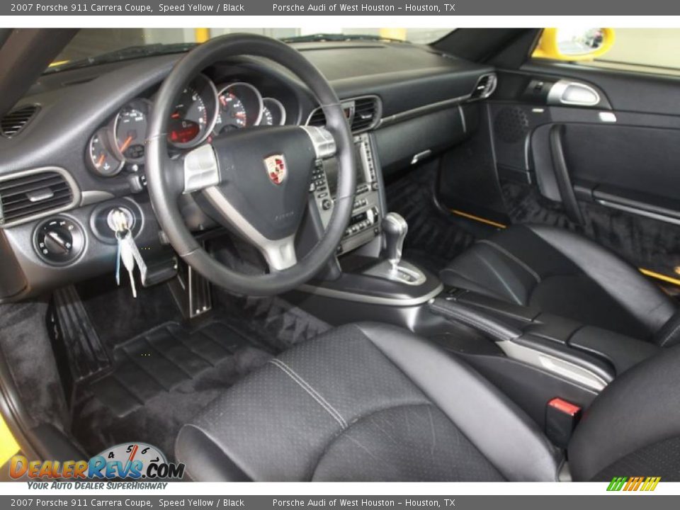 2007 Porsche 911 Carrera Coupe Speed Yellow / Black Photo #7