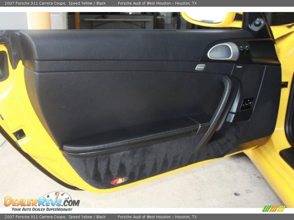 2007 Porsche 911 Carrera Coupe Speed Yellow / Black Photo #23
