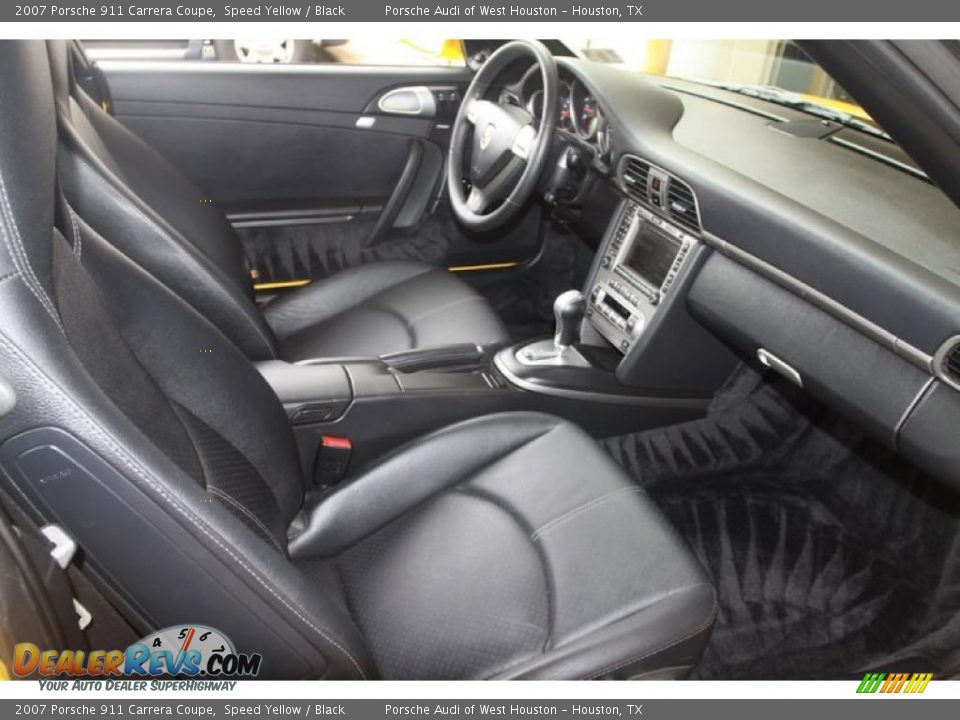 2007 Porsche 911 Carrera Coupe Speed Yellow / Black Photo #26