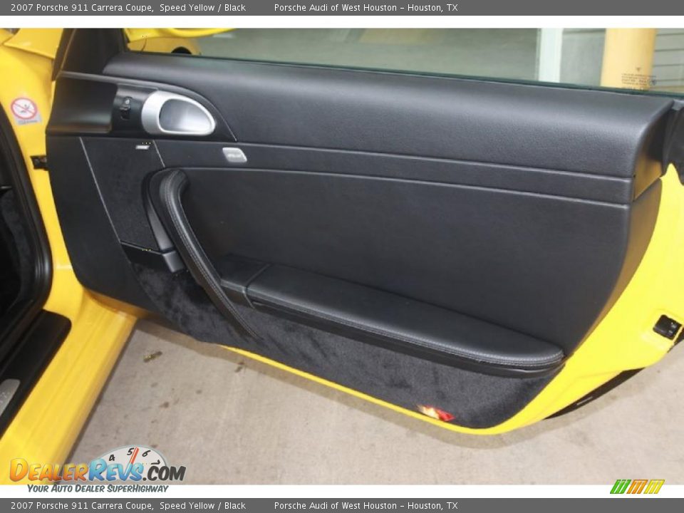 2007 Porsche 911 Carrera Coupe Speed Yellow / Black Photo #27