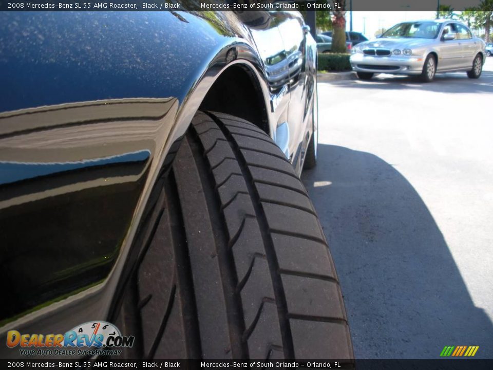 2008 Mercedes-Benz SL 55 AMG Roadster Black / Black Photo #17