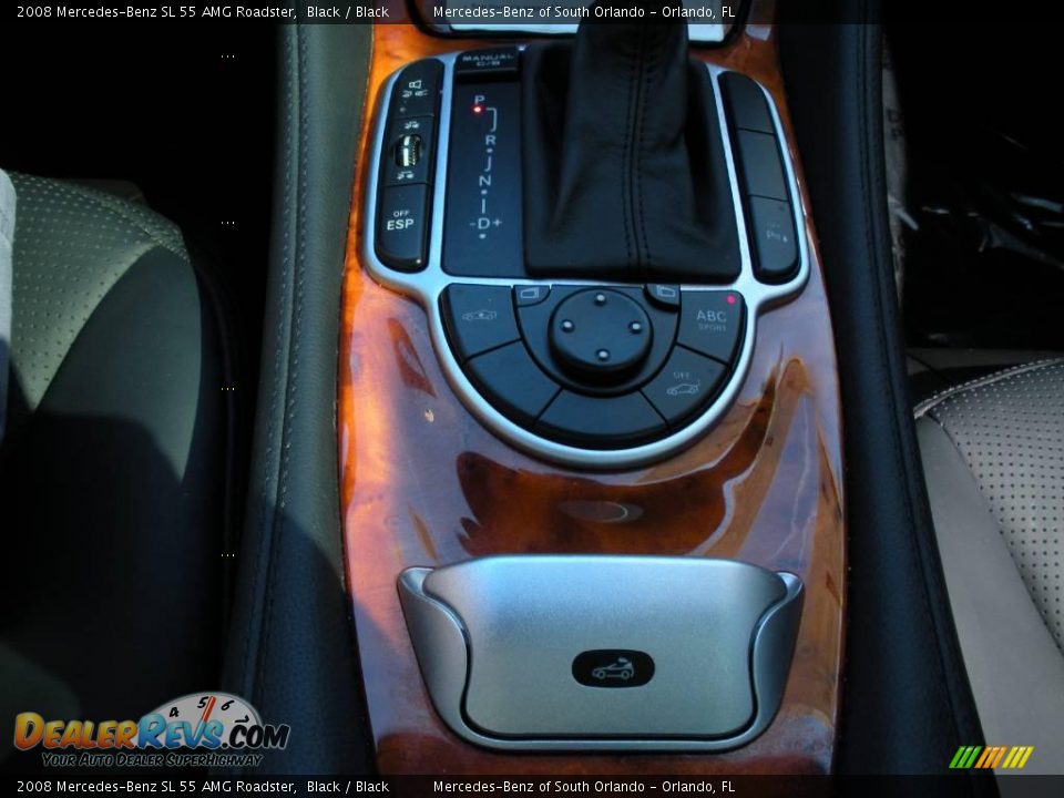 2008 Mercedes-Benz SL 55 AMG Roadster Black / Black Photo #27