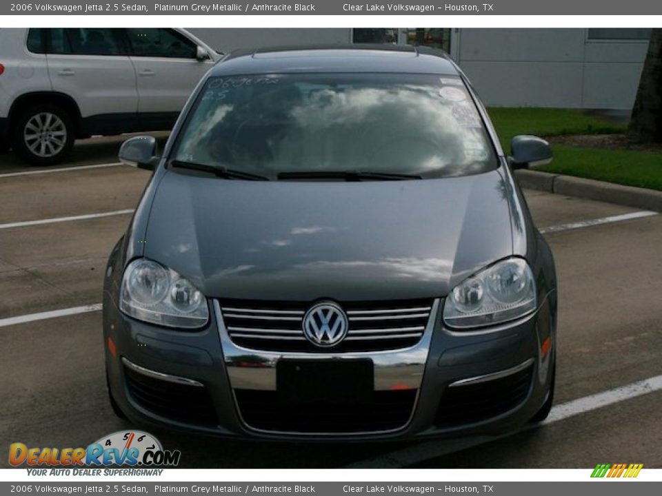 2006 Volkswagen Jetta 2.5 Sedan Platinum Grey Metallic / Anthracite Black Photo #10