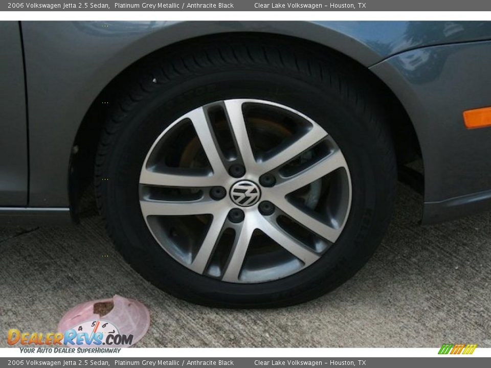 2006 Volkswagen Jetta 2.5 Sedan Platinum Grey Metallic / Anthracite Black Photo #18