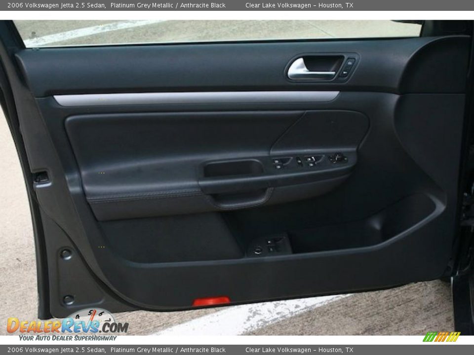 2006 Volkswagen Jetta 2.5 Sedan Platinum Grey Metallic / Anthracite Black Photo #20
