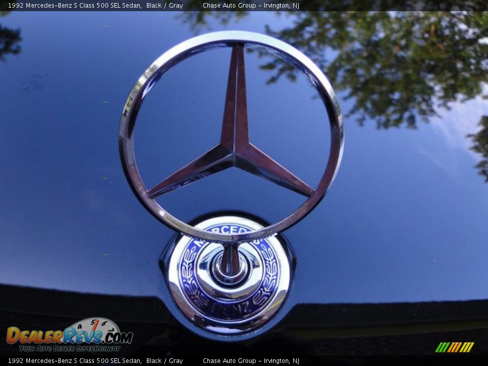 1992 Mercedes-Benz S Class 500 SEL Sedan Black / Gray Photo #1