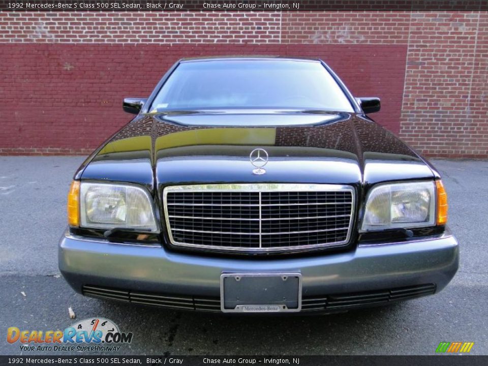 1992 Mercedes-Benz S Class 500 SEL Sedan Black / Gray Photo #5