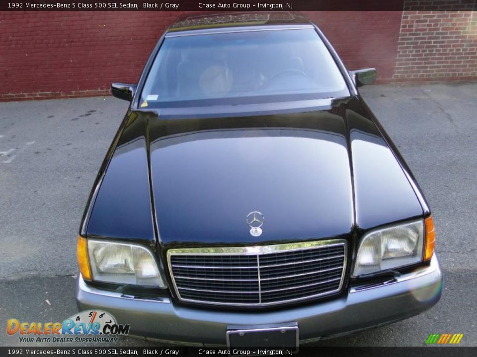 1992 Mercedes-Benz S Class 500 SEL Sedan Black / Gray Photo #6