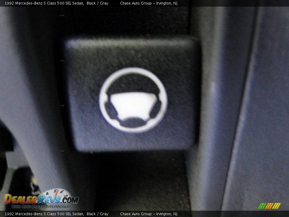 1992 Mercedes-Benz S Class 500 SEL Sedan Black / Gray Photo #28