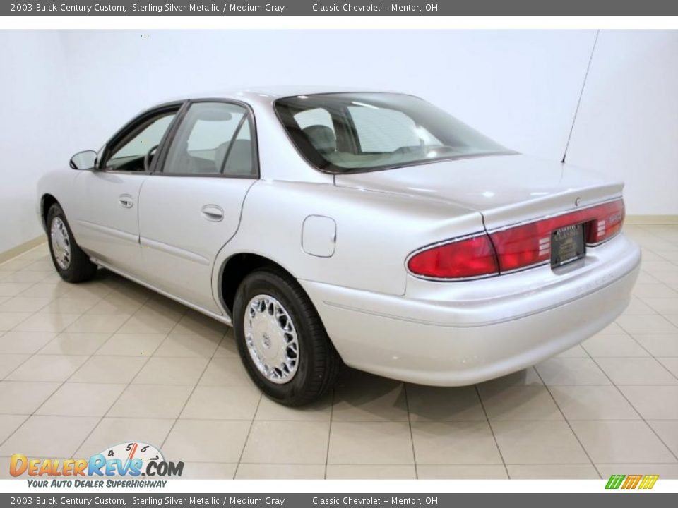 2003 Buick Century Custom Sterling Silver Metallic / Medium Gray Photo #5