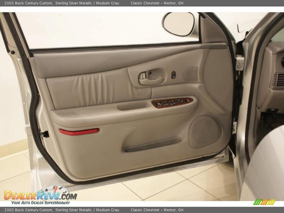 2003 Buick Century Custom Sterling Silver Metallic / Medium Gray Photo #7