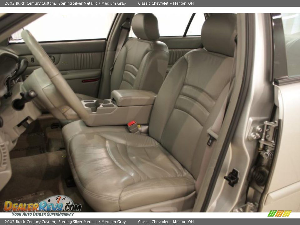 2003 Buick Century Custom Sterling Silver Metallic / Medium Gray Photo #8