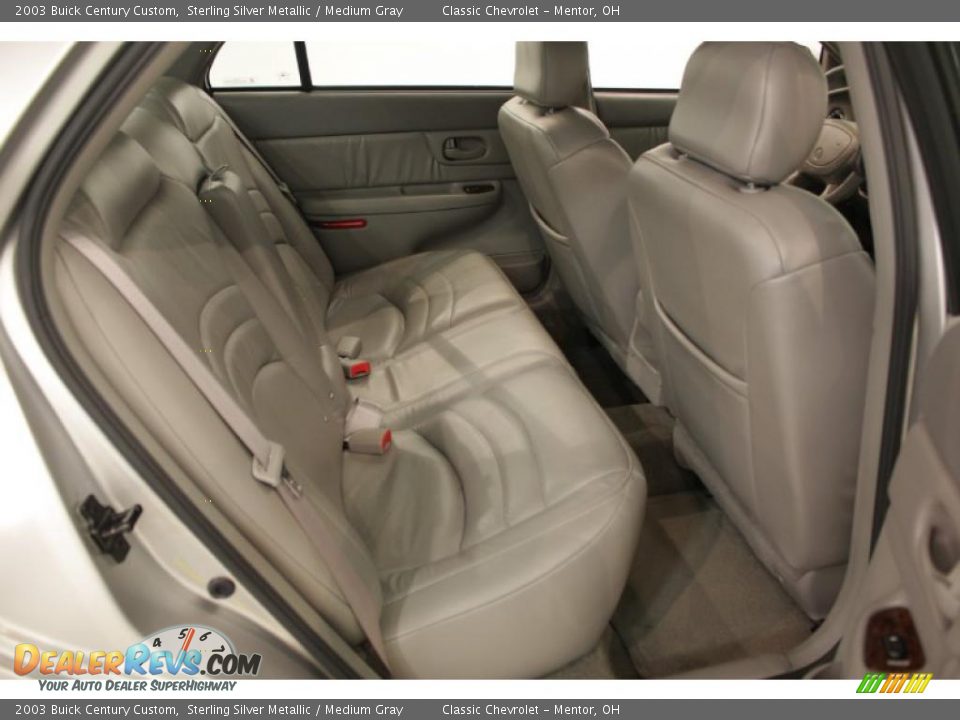 2003 Buick Century Custom Sterling Silver Metallic / Medium Gray Photo #14