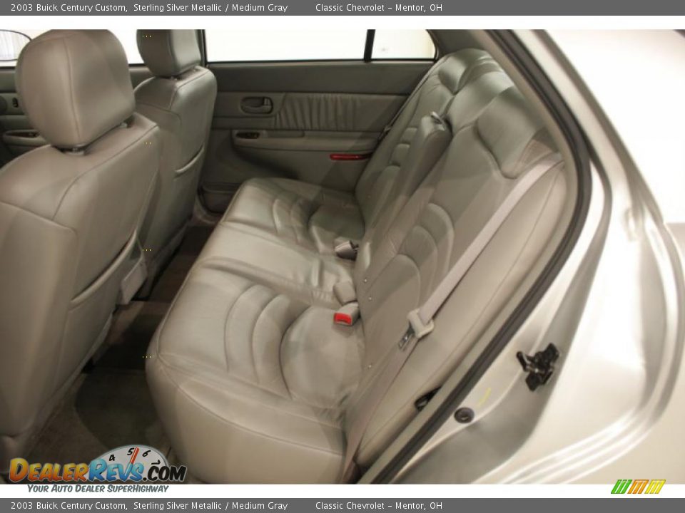 2003 Buick Century Custom Sterling Silver Metallic / Medium Gray Photo #15