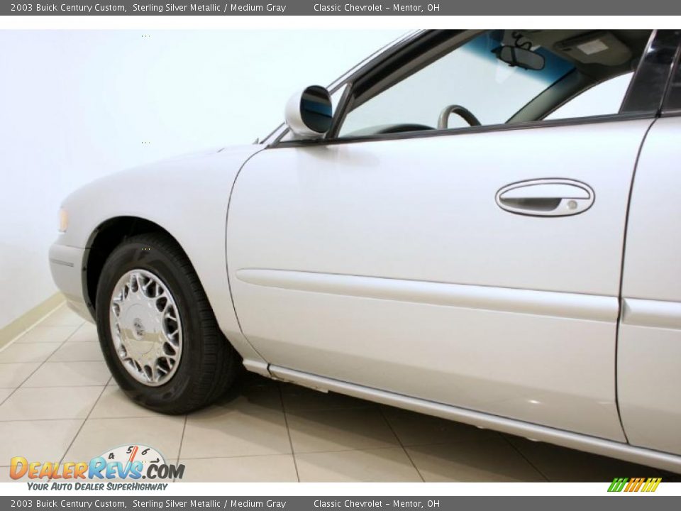 2003 Buick Century Custom Sterling Silver Metallic / Medium Gray Photo #18