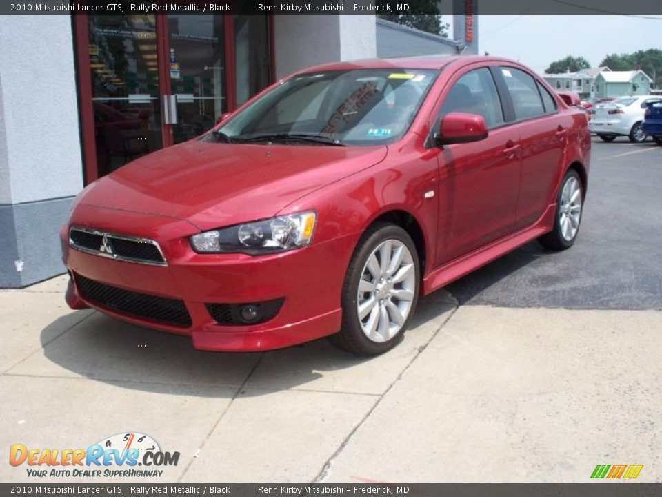 2010 Mitsubishi Lancer GTS Rally Red Metallic / Black Photo #1