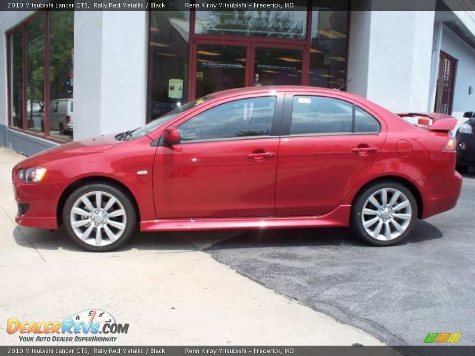 2010 Mitsubishi Lancer GTS Rally Red Metallic / Black Photo #2