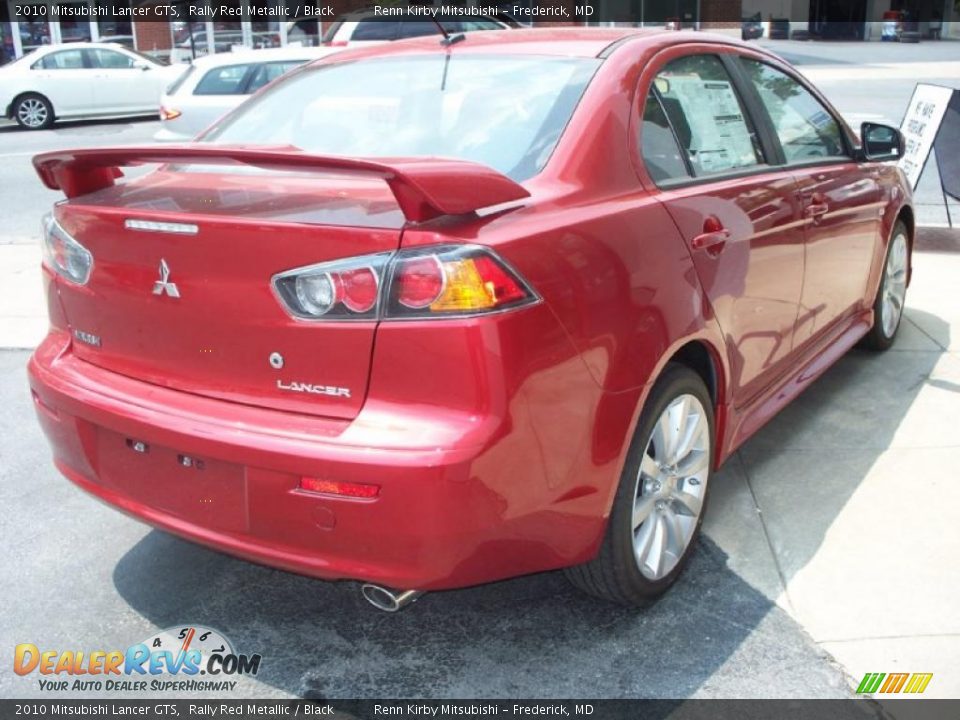 2010 Mitsubishi Lancer GTS Rally Red Metallic / Black Photo #27
