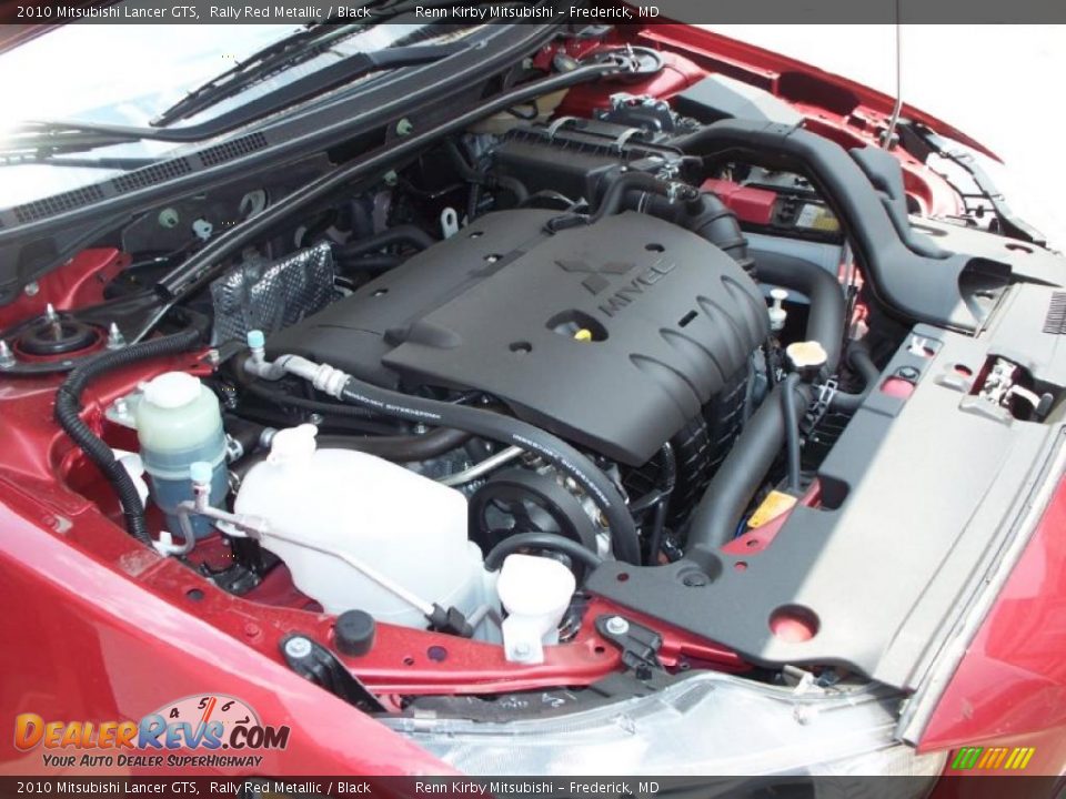 2010 Mitsubishi Lancer GTS Rally Red Metallic / Black Photo #29
