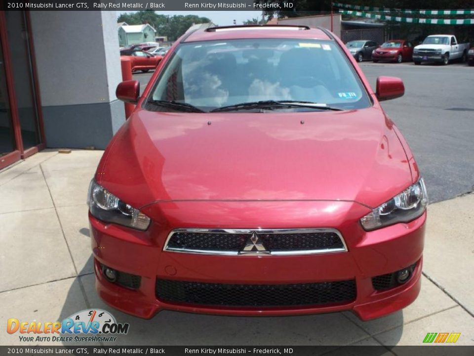 2010 Mitsubishi Lancer GTS Rally Red Metallic / Black Photo #31