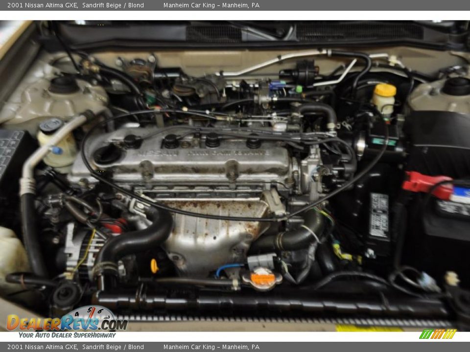 2001 Nissan Altima GXE Sandrift Beige / Blond Photo #19