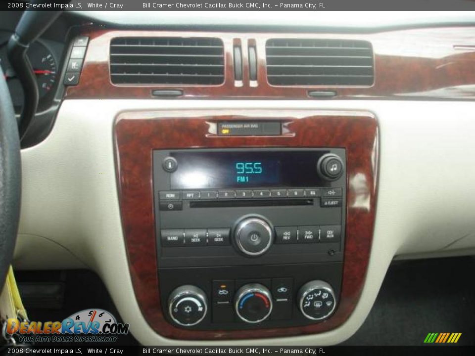 2008 Chevrolet Impala LS White / Gray Photo #6