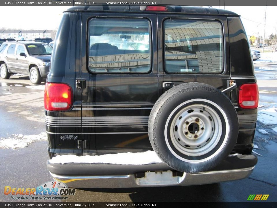 1997 Dodge Ram Van 2500 Conversion Black / Blue Photo #3