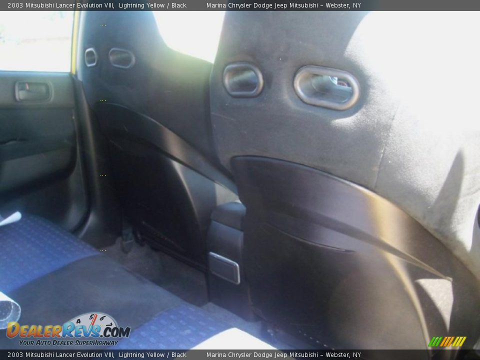 2003 Mitsubishi Lancer Evolution VIII Lightning Yellow / Black Photo #11