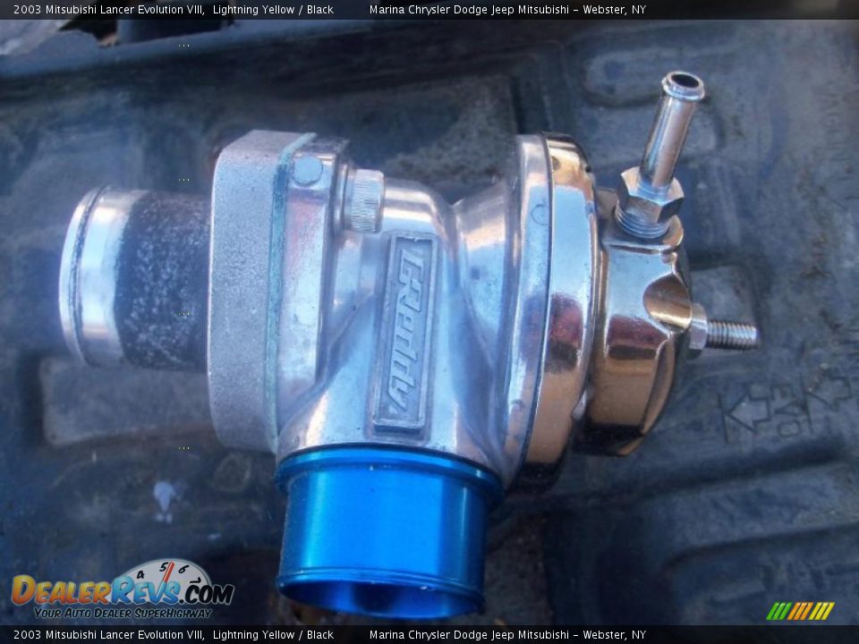 2003 Mitsubishi Lancer Evolution VIII Lightning Yellow / Black Photo #24