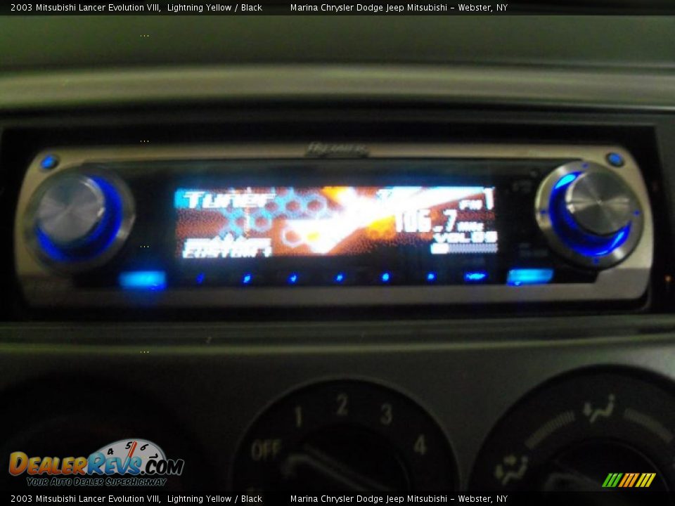 2003 Mitsubishi Lancer Evolution VIII Lightning Yellow / Black Photo #27