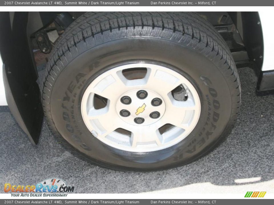 2007 Chevrolet Avalanche LT 4WD Summit White / Dark Titanium/Light Titanium Photo #20