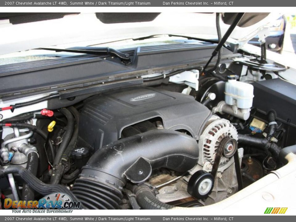 2007 Chevrolet Avalanche LT 4WD Summit White / Dark Titanium/Light Titanium Photo #24