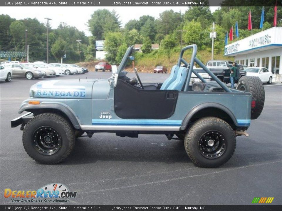 Slate Blue Metallic 1982 Jeep CJ7 Renegade 4x4 Photo #2