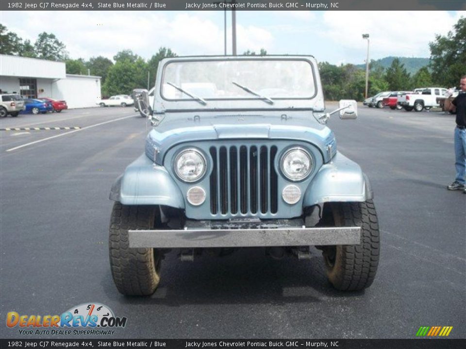 Slate Blue Metallic 1982 Jeep CJ7 Renegade 4x4 Photo #4