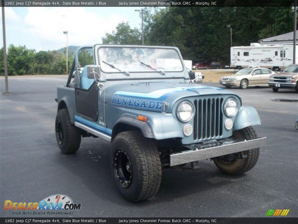 Slate Blue Metallic 1982 Jeep CJ7 Renegade 4x4 Photo #5