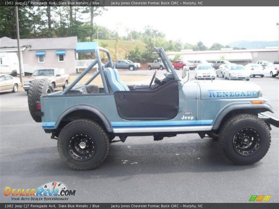 Slate Blue Metallic 1982 Jeep CJ7 Renegade 4x4 Photo #6