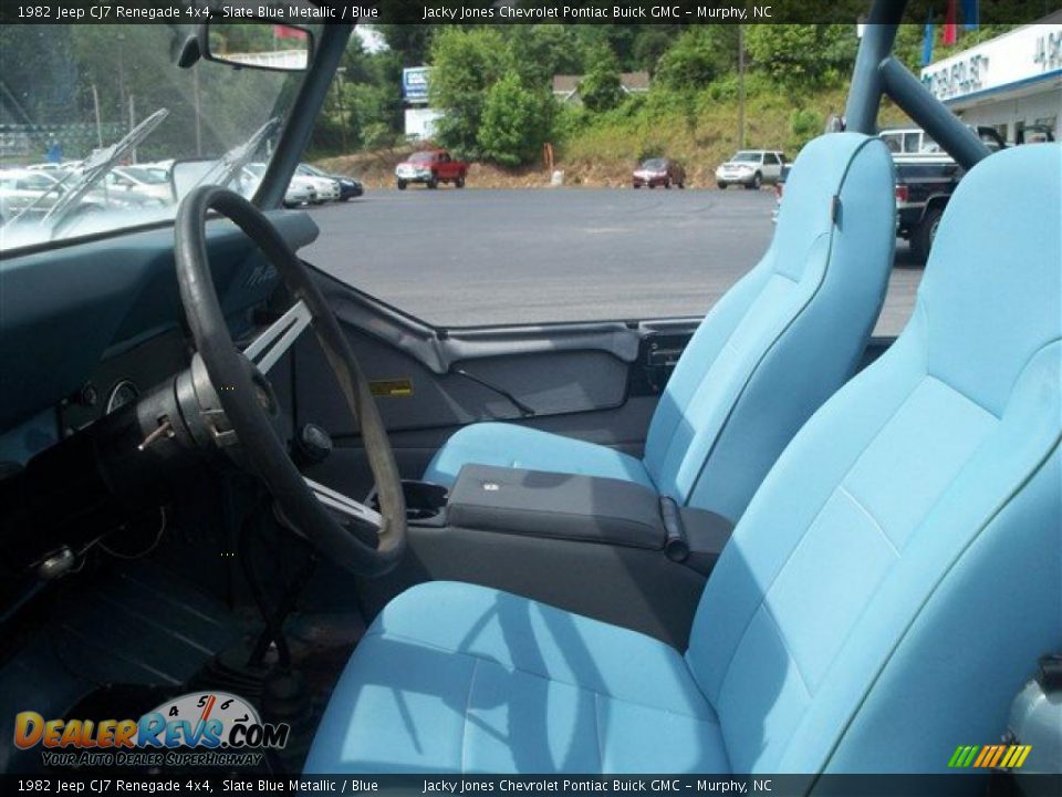 Front Seat of 1982 Jeep CJ7 Renegade 4x4 Photo #10