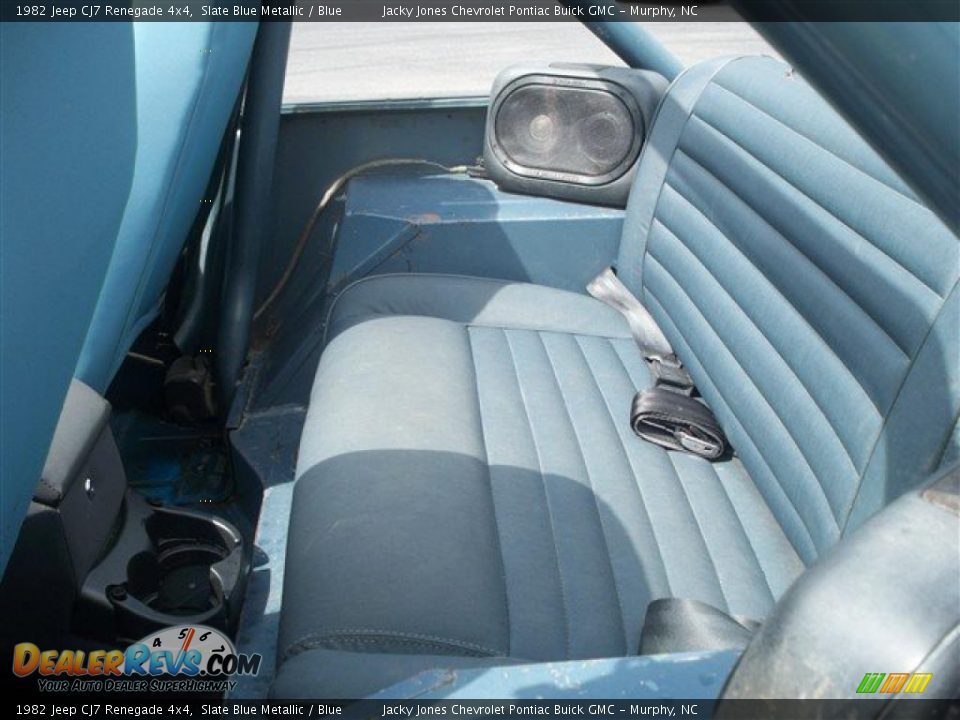 Rear Seat of 1982 Jeep CJ7 Renegade 4x4 Photo #11