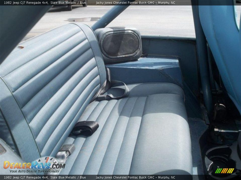 Rear Seat of 1982 Jeep CJ7 Renegade 4x4 Photo #12