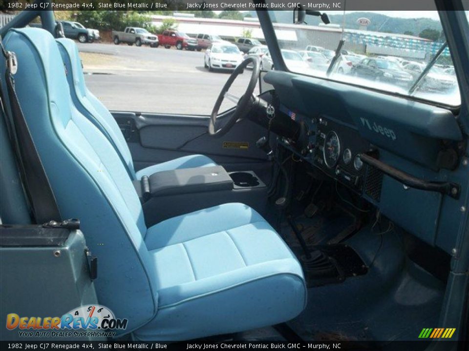 Front Seat of 1982 Jeep CJ7 Renegade 4x4 Photo #13