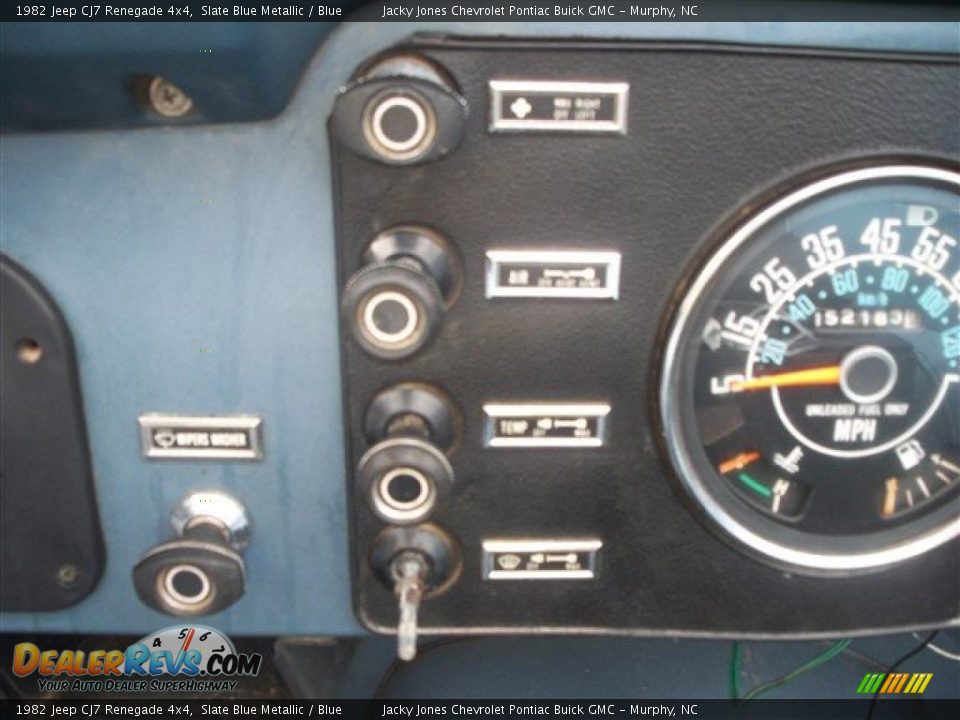 Controls of 1982 Jeep CJ7 Renegade 4x4 Photo #19