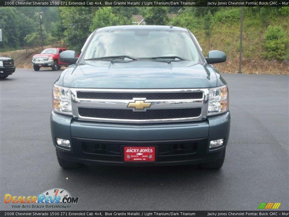 2008 Chevrolet Silverado 1500 Z71 Extended Cab 4x4 Blue Granite Metallic / Light Titanium/Dark Titanium Photo #2