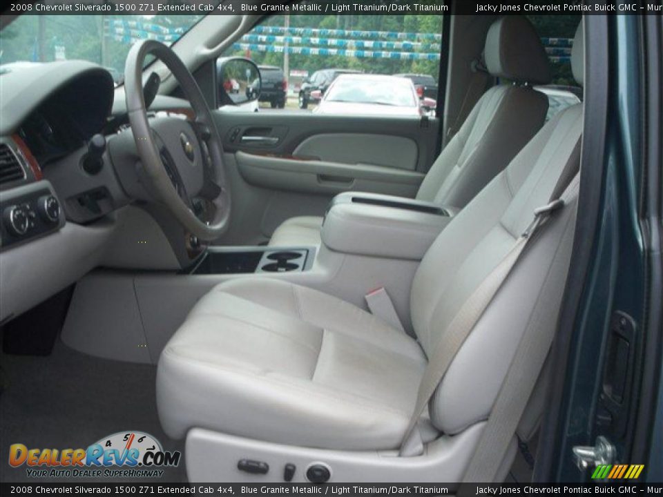 2008 Chevrolet Silverado 1500 Z71 Extended Cab 4x4 Blue Granite Metallic / Light Titanium/Dark Titanium Photo #11