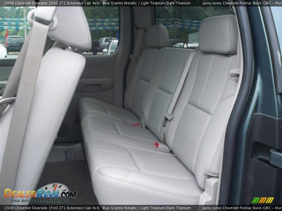 2008 Chevrolet Silverado 1500 Z71 Extended Cab 4x4 Blue Granite Metallic / Light Titanium/Dark Titanium Photo #12