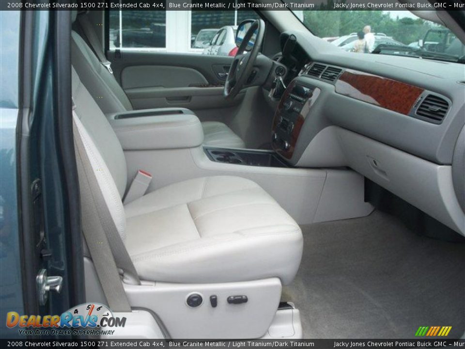 2008 Chevrolet Silverado 1500 Z71 Extended Cab 4x4 Blue Granite Metallic / Light Titanium/Dark Titanium Photo #16