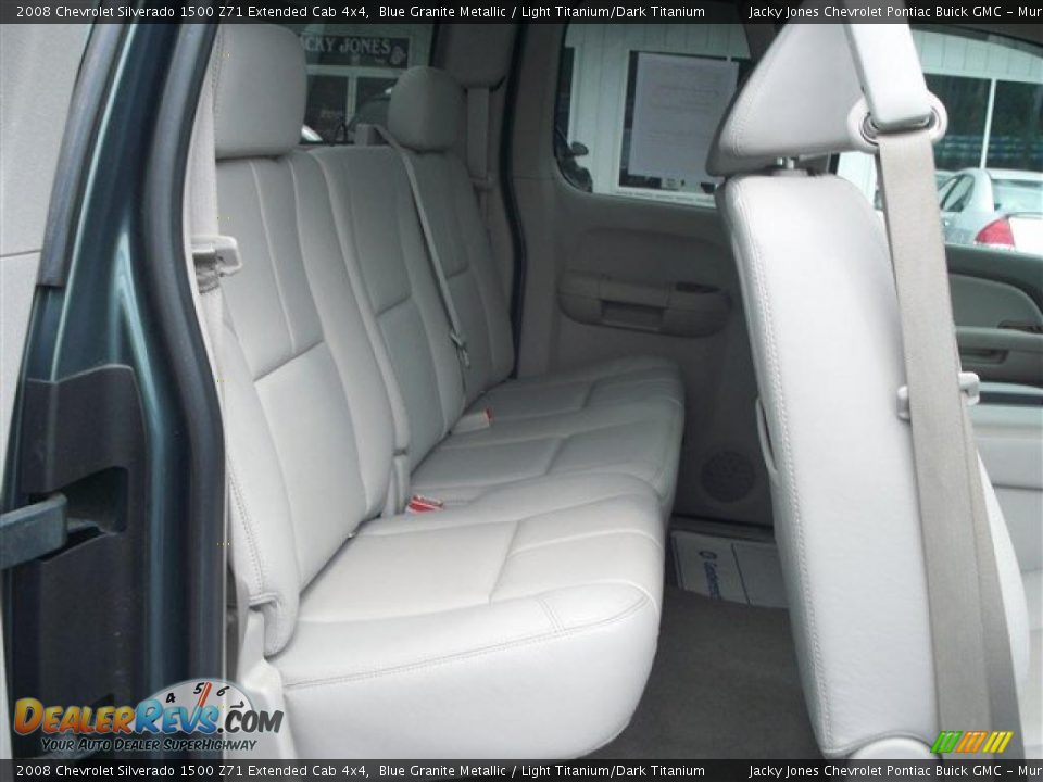 2008 Chevrolet Silverado 1500 Z71 Extended Cab 4x4 Blue Granite Metallic / Light Titanium/Dark Titanium Photo #17